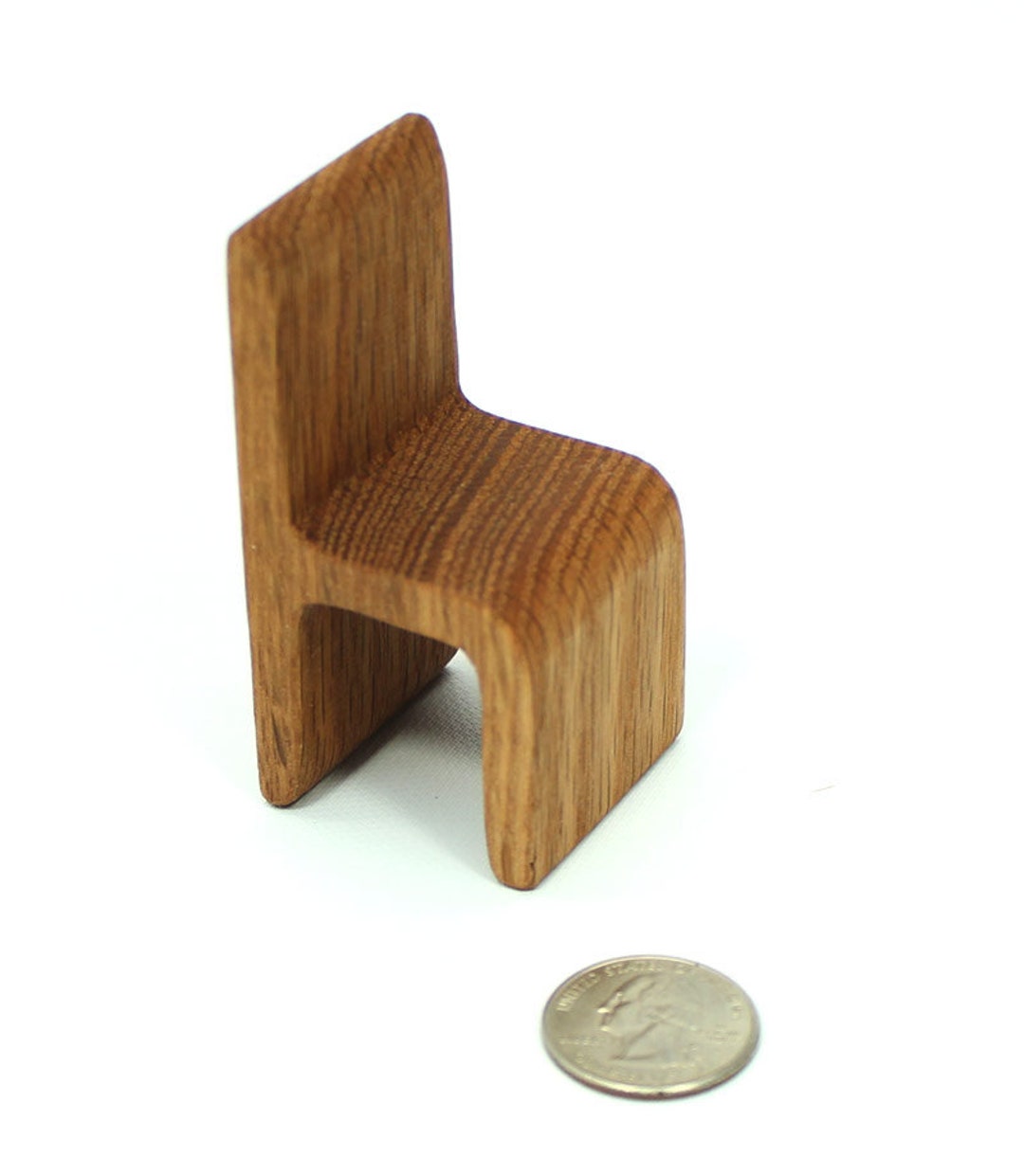 Modern Dining Chair Miniature, Modern Mini, Wood Table, Mini Furniture ...