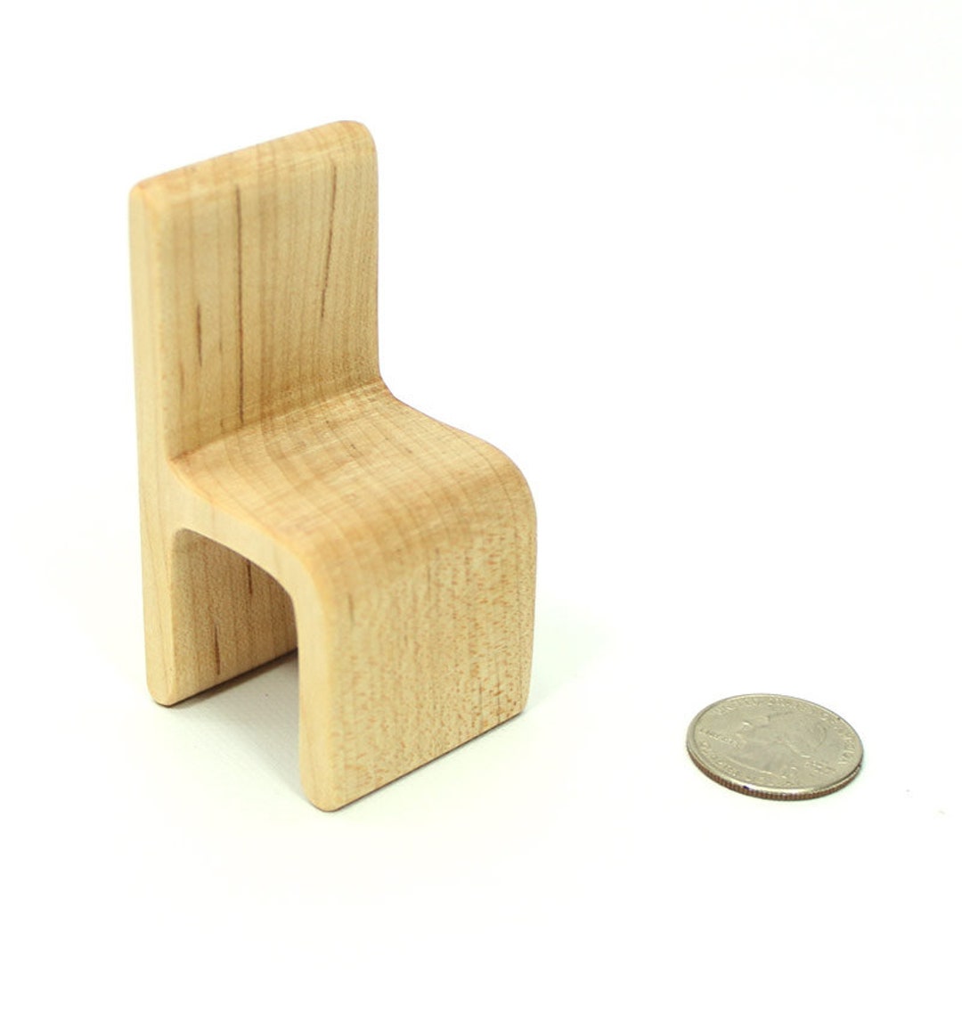 Modern Chair Mini, Modern Mini, Wood Table, Mini Furniture, Miniature