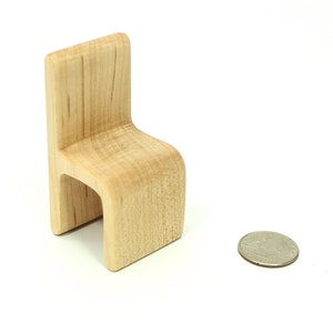 Modern Chair Mini, Modern Mini, Wood Table, Mini Furniture, Miniature Furniture, Mini Table, Dollhouse Miniature, Dining Chair