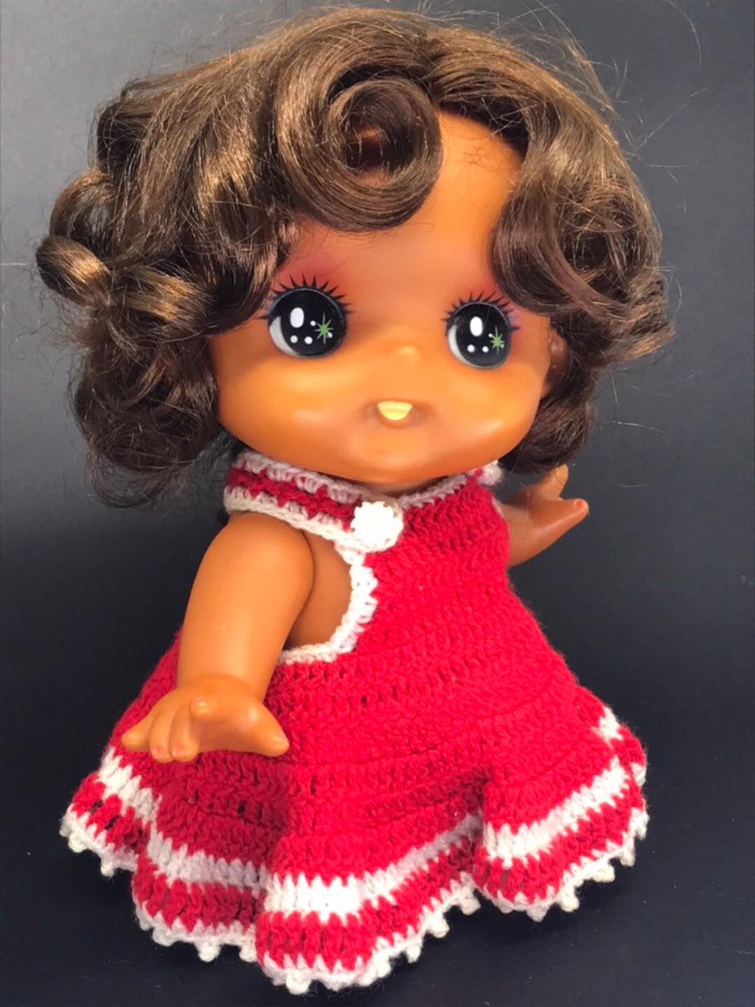 Super Rare and Cute Vintage Iwai Japan Big Eyed Vinyl Doll - Etsy Super Rare and Cute Vintage Iwai Japan Big Eyed Vinyl Doll - Etsy