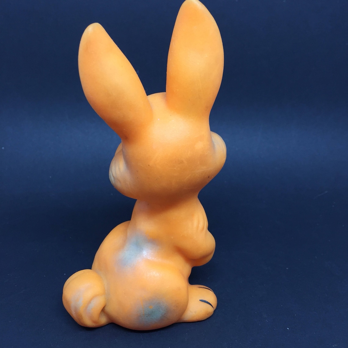 Vintage Rubber Squeak Bunny Rabbit Toy Etsy
