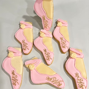 Ballet slippers cookies - 1 dozen