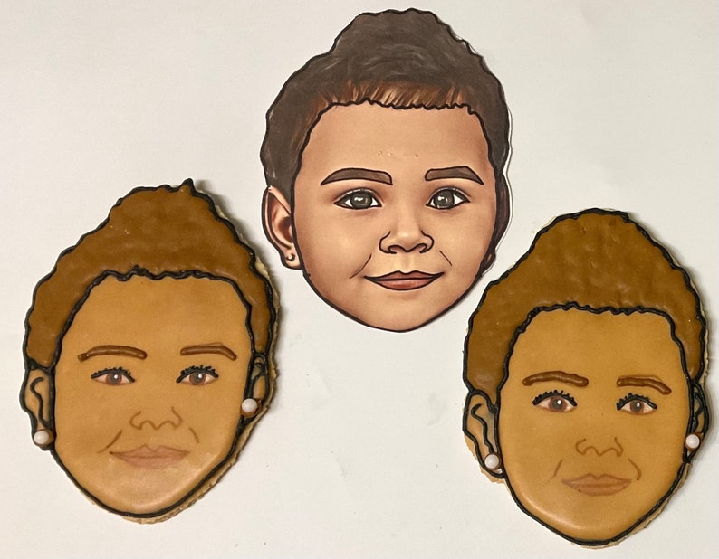 Cartoon Face cookies image 4