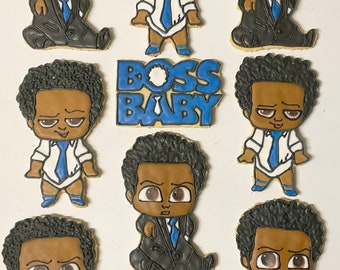 Inspired Boss Baby cookies - 1 dozen