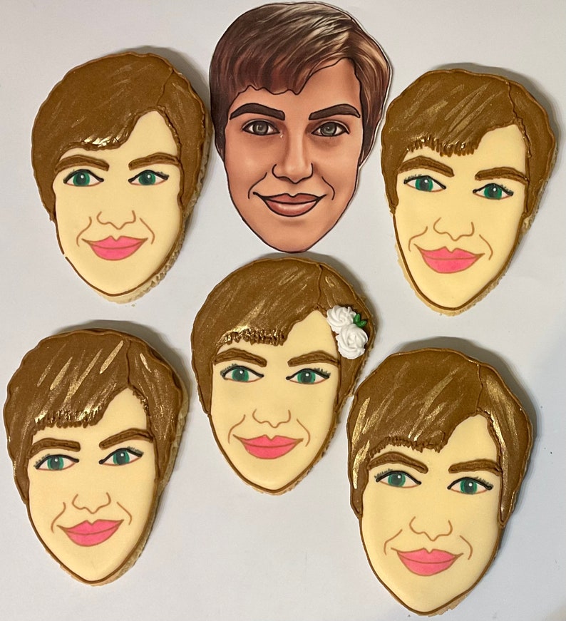 Cartoon Face cookies image 7
