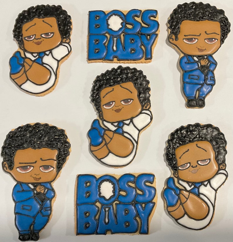 Inspired Boss Baby cookies 1 dozen image 3