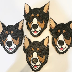 Cartoon pet face cookies