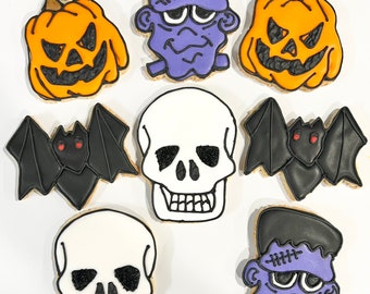 Halloween themed cookies - 1 dozen