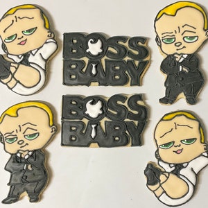 Inspired Boss Baby cookies 1 dozen image 2