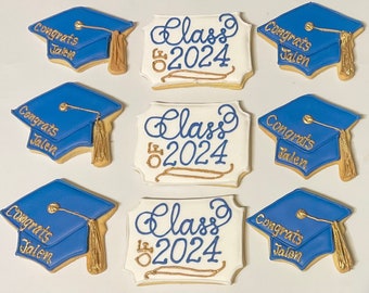 Graduation cookies - 1 dozen assorted