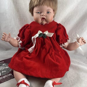 thumbelina red dress Thumbelina