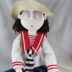 Mary Engelbreit 30” Ann Estelle Cloth Rag Doll Star Shine Collection Limited Edition #1059 Vintage 1986