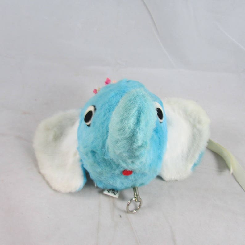 plush blue elephant