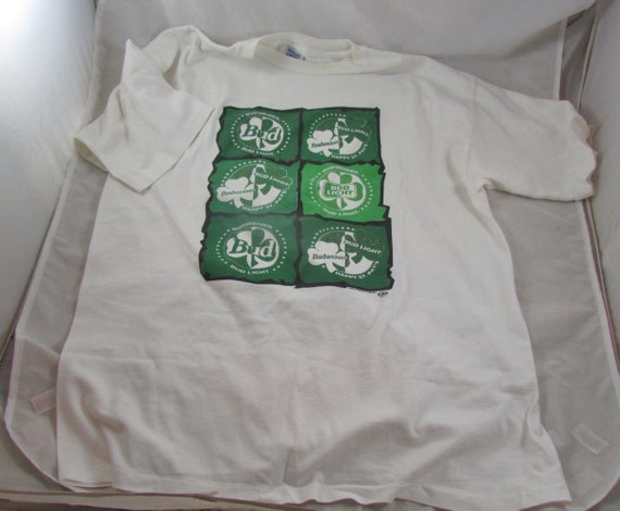 St Patricks Day T-shirt Bud Light Beer Tee Shirt Adult Mens | Etsy