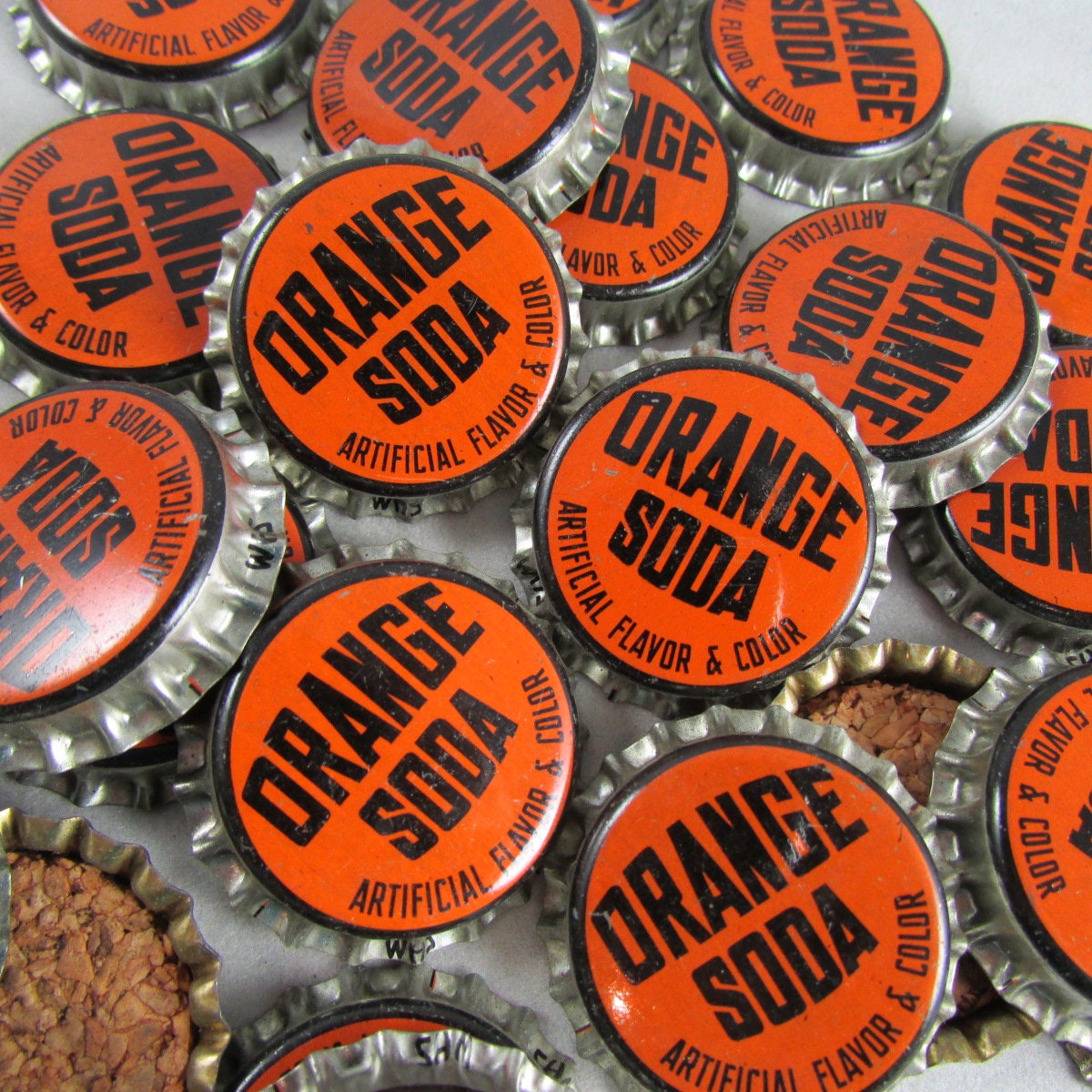 Vintage soda pop bottle cap CHOCOLATE SOLDIER cork lined unused new old stock Vintage soda pop bottle cap CHOCOLATE SOLDIER cork lined unused new old stock