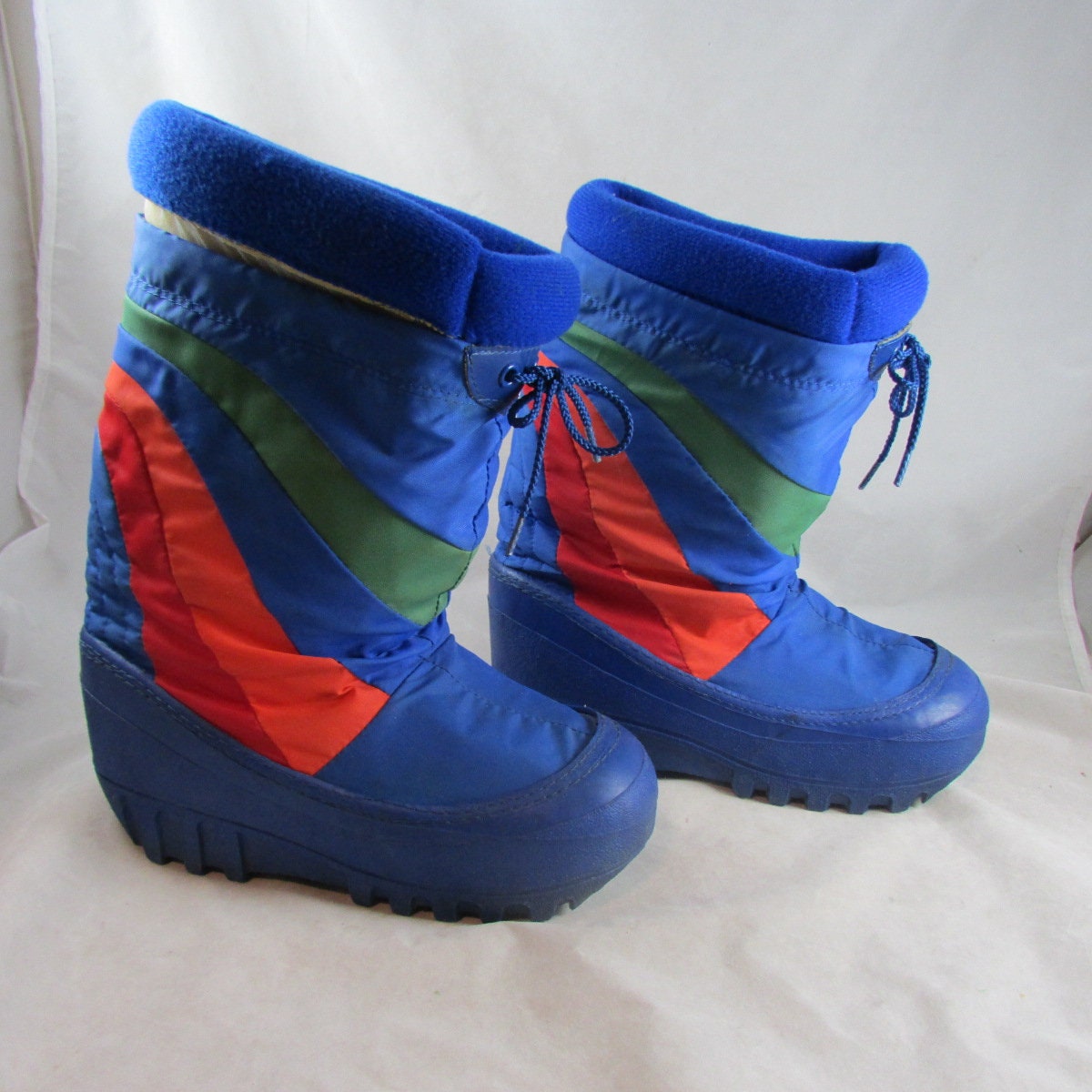 Behoefte aan wijsheid Intiem Lasco Multi Color Puffy Moon Boots Womens Size 7 8 Winter - Etsy