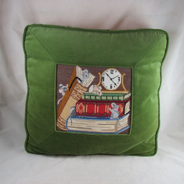 Needlepoint Pillow Etsy