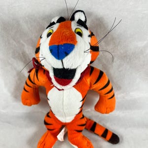 Tony Tiger Kelloggs Frosted Flakes Cereal Stuffed Toy Premium Advertising Vintage Tagged