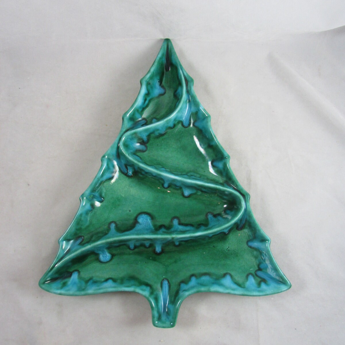 Large Candy Nut Divided Dish Christmas Tree 155 Etsy Large Candy Nut Divided Dish Christmas Tree 155 Etsy