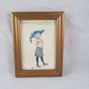 Mary Engelbreit Queens Never Make Bargains Framed Litho Print