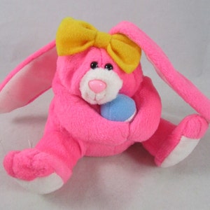 Stuffins Bunny Rabbit Hot Pink Plush Tagged Animal Easter Egg