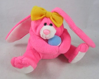 Stuffins Bunny Rabbit Hot Pink Plush Tagged Animal Easter Egg