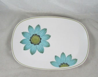 Noritake UP-SA Daisy Floral 13" Serving Platter Pattern No 9001 Japan Vintage