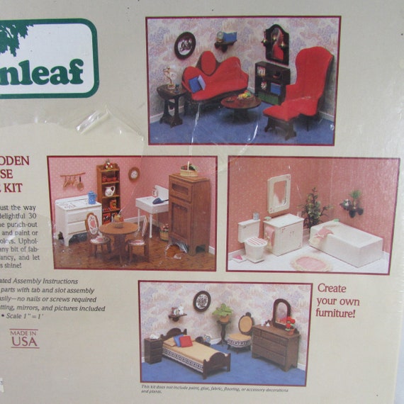 greenleaf dollhouse furniture kits