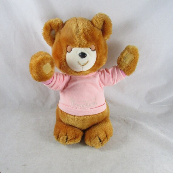 praying bear stuffed animal
