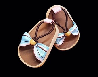 Handmade Doll Clothes- Shoes, Sandals Made to fit 18 inch doll Surf 'n' Sea Sandals accessories for 18" dolls