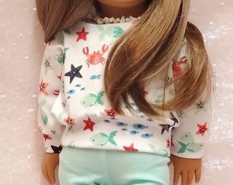 Sweatshirt outfit to fit 18 inch Dolls clothes and or doll accessories Shirt,Pants,Shoes