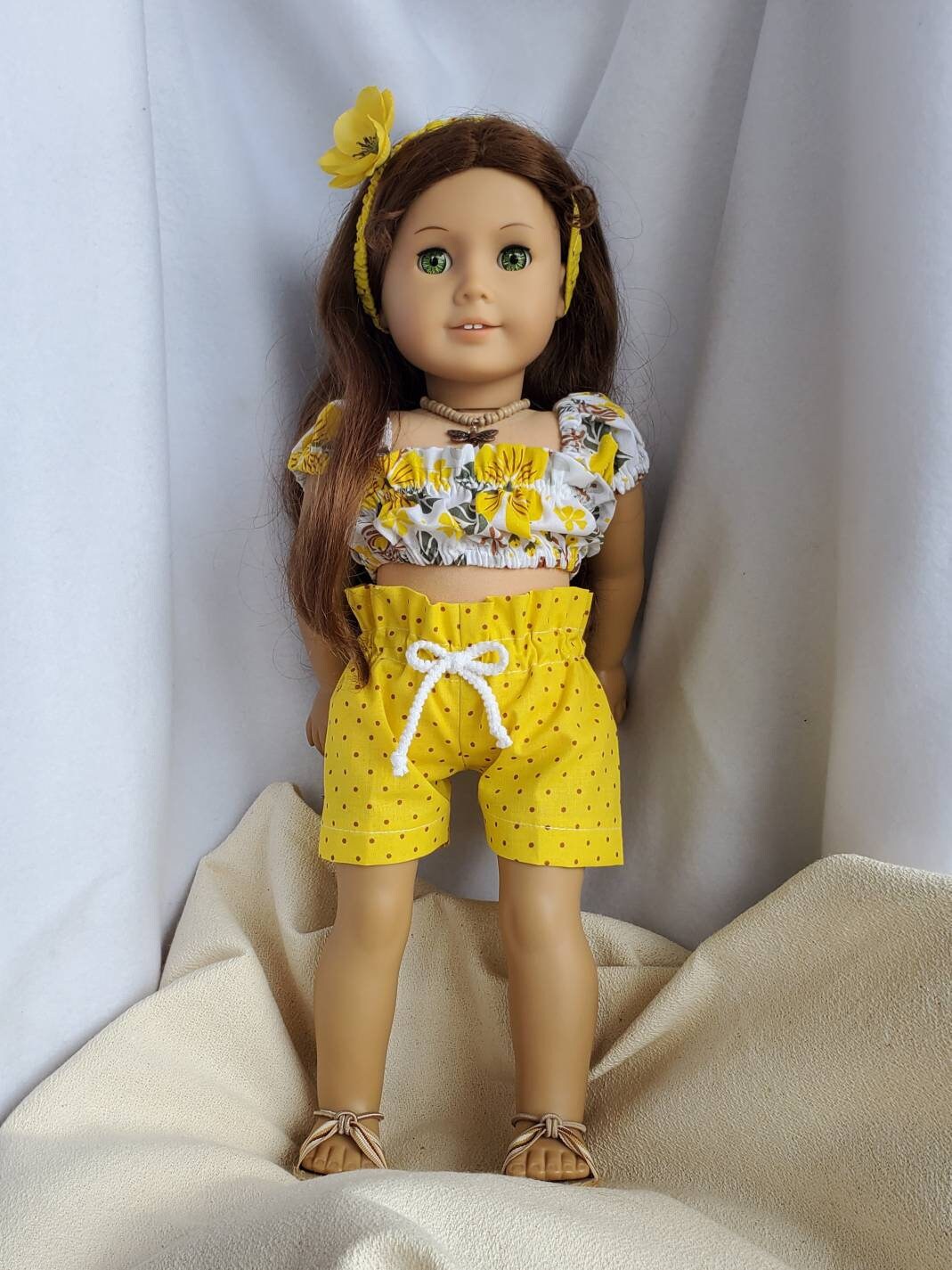 American Girl Doll Clothes Little Aloha Short Set 18 inch | Etsy