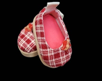 Handmade Doll Clothes to fit 14.5" Dolls Clothes- Happy Homespun Shoes- Doll Shoes for 14.5 inch Girl Dolls Trendy