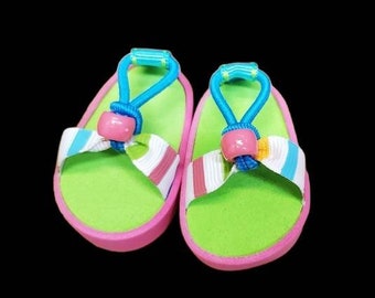 Handmade Doll Clothes Sandals to fit 14.5" Dolls Clothes-Circus Sandals- Doll Shoes for 14.5 inch Girl Dolls