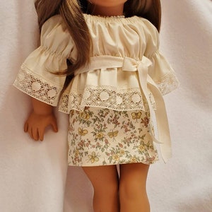 Handmade to fit 18 inch Dolls c Angel in a Meadow doll clothes trendy outfit Skirt, Top, Shoes or separates PinkStarDollClothes image 2