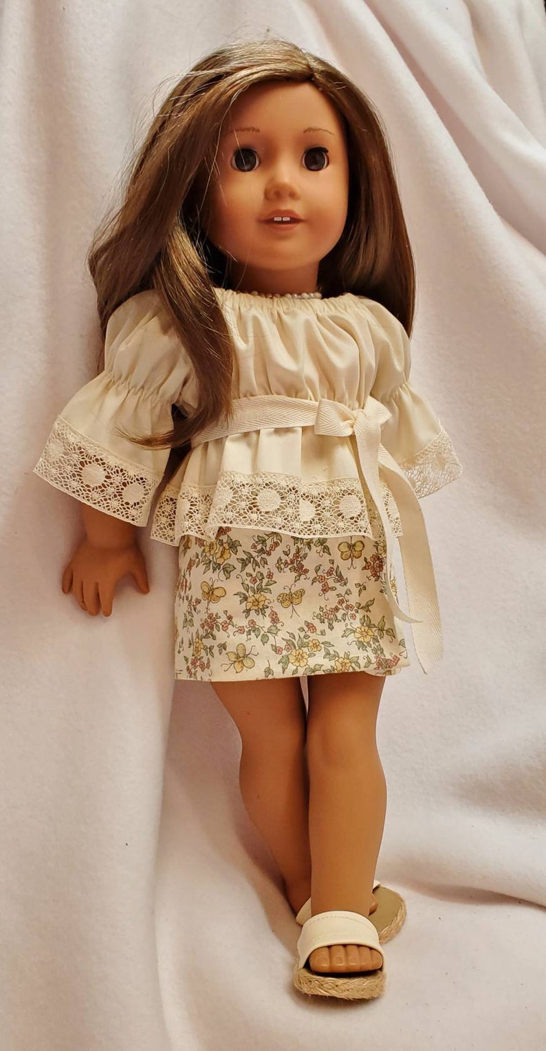 Handmade to fit 18 inch Dolls c Angel in a Meadow doll clothes trendy outfit Skirt, Top, Shoes or separates PinkStarDollClothes image 2