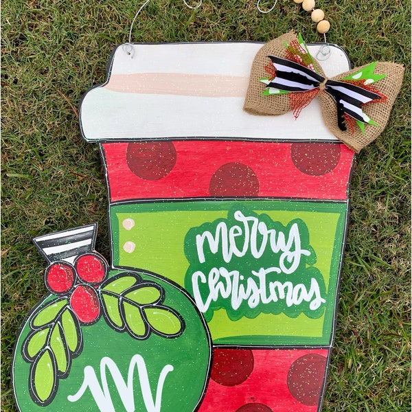 Initial Door Hanger Etsy