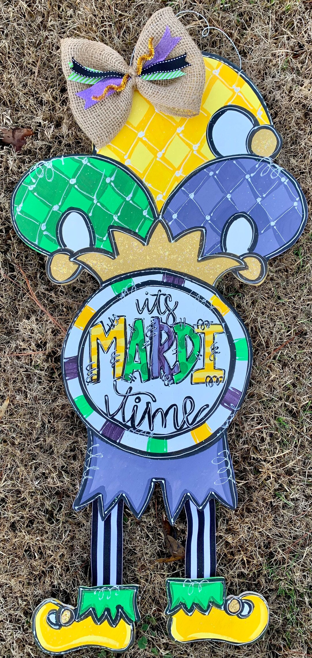 mardi gras door hangers