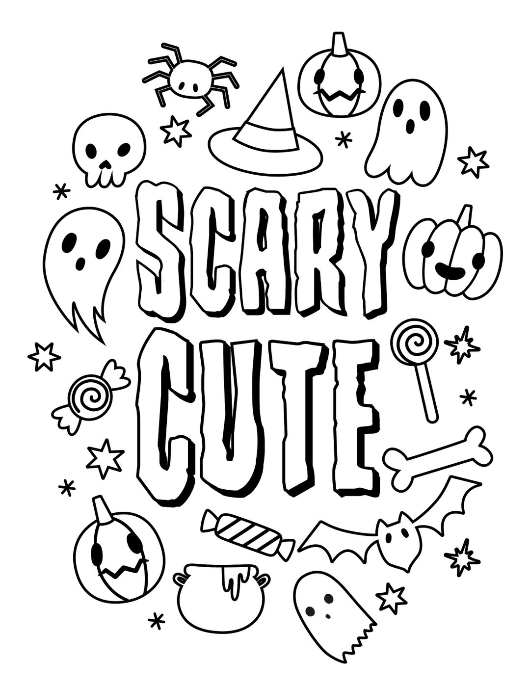 Halloween Coloring Pages, Halloween Pdf, Halloween Printable, Halloween