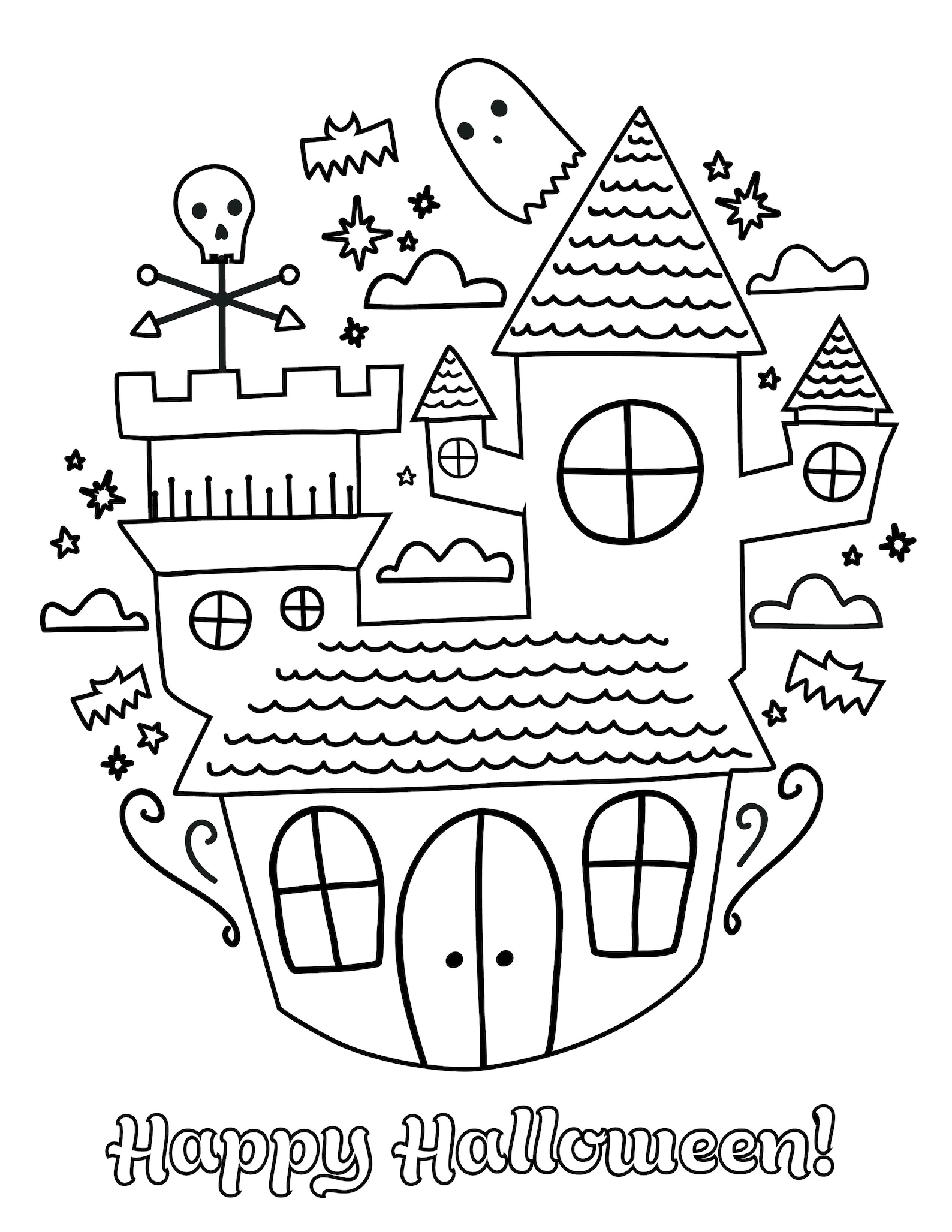 Halloween Coloring Pages, Halloween Pdf, Halloween Printable