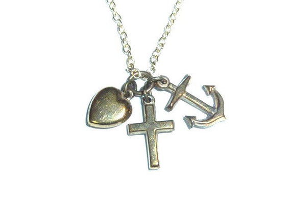 Vintage Sterling Silver Faith, Hope & Charity Pendant and Snake Chain  Necklace, Charm Jewelry Necklace Size Uk40cm Usa15.75in - Etsy UK | Vintage  sterling silver, Necklace sizes, Charm jewelry
