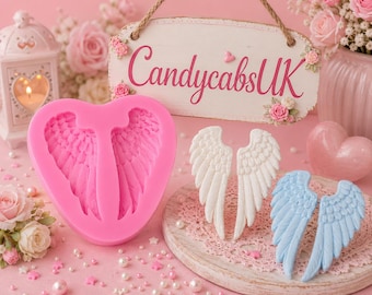 Angel Wing Design DIY Food Grade Silicone Molds Fondant Cake Decoration Candle Soap