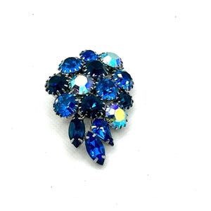 Vintage Blue Brooch