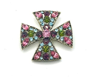 Maltese Cross Brooch