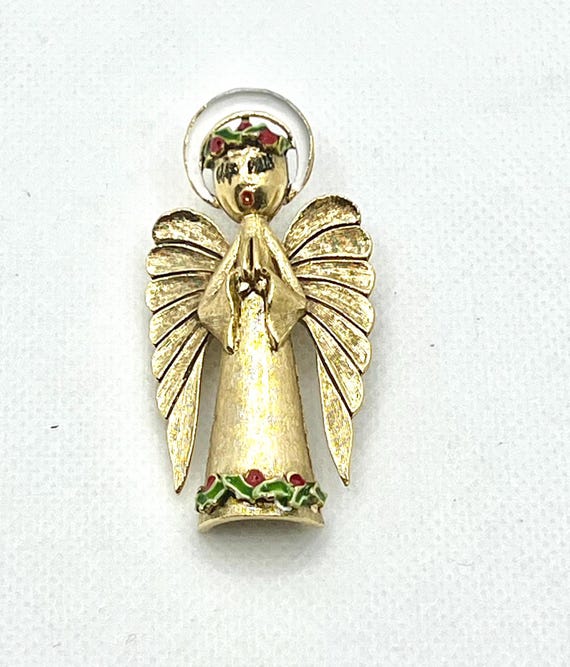 Angel Brooch signed Art