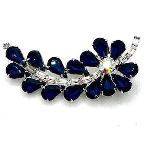 Vintage Blue Brooch