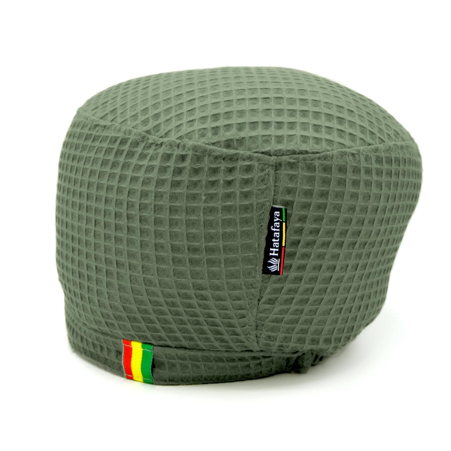 Kakhi Rasta WAFFLE - Khaki Sportswear Rasta Tam Hat, Texturized Fabric, Honeycomb ...