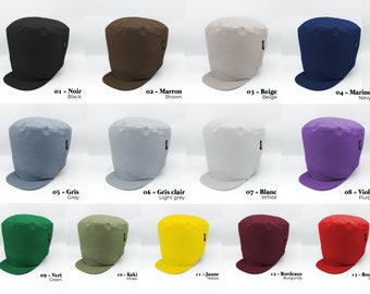 BASIC ORIGINAL CAP - Plain color Rasta cap for dreadlocks, for Kings and Queens