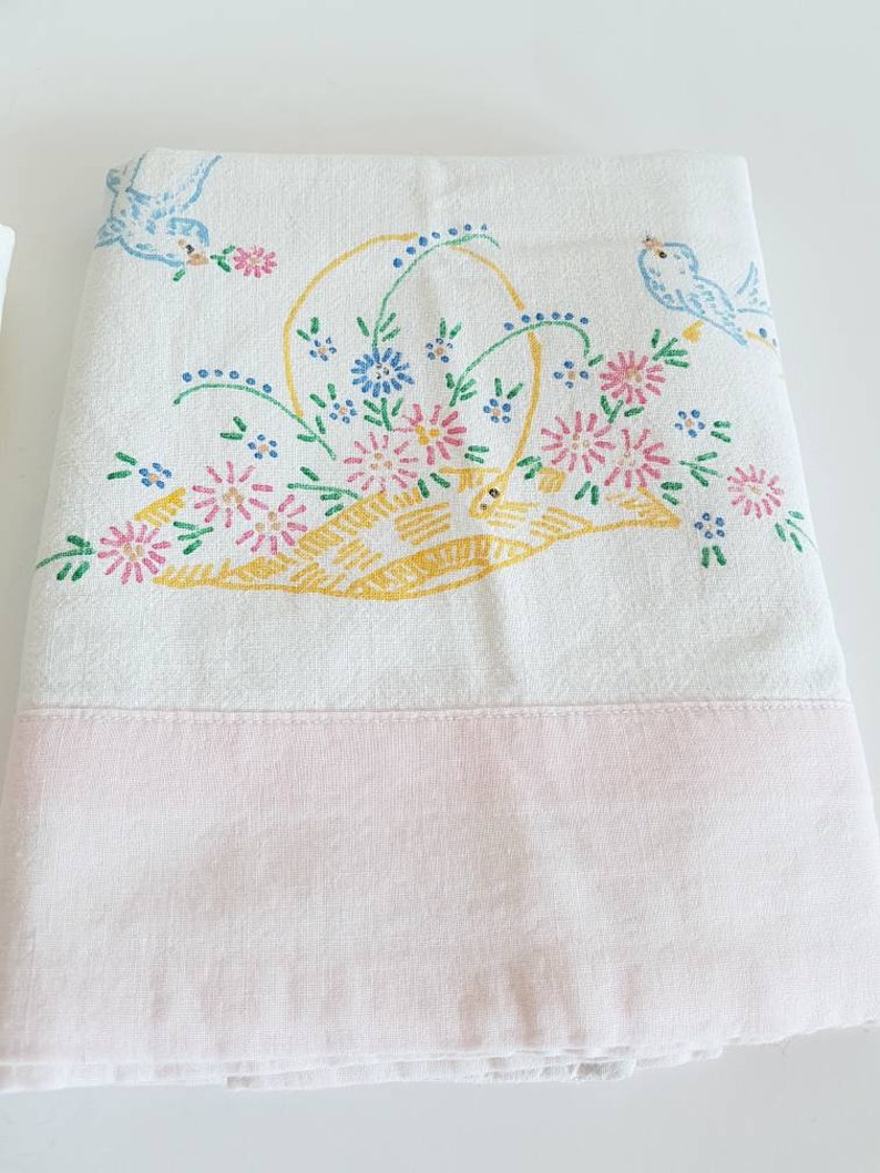 Vintage Embroidery Pillowcases