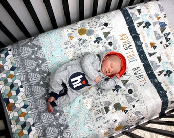 woodland crib sheets boy